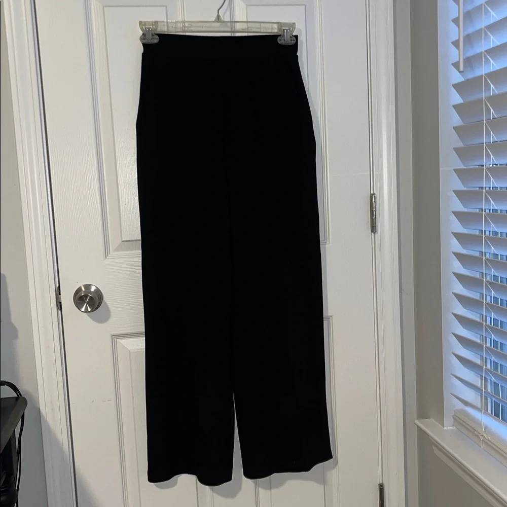Saint + Sofia Luxurious Black Palazzo Pants Size 6